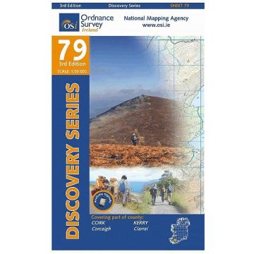 Topografische Karte OS Ireland 79 Cork Kerry 1:50 000