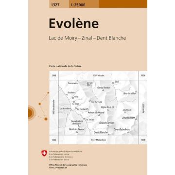 1327 Evolène 1:25 000 / Swisstopo