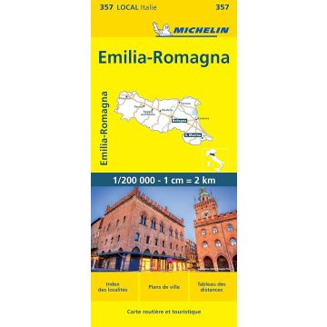 Carte routière Michelin 357 Emilia Romagna 1:200 000
