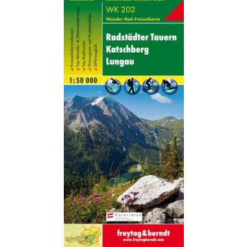 Wanderkarte WK 202 Radstätter Tauern, Katschberg, Lungau 1:50 000 / F & B