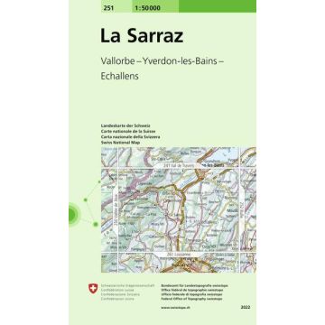 LT 251 La Sarraz 1:50 000 / Swisstopo