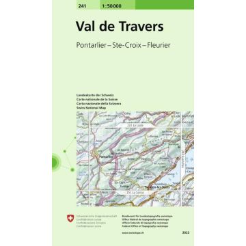 241 Val de Travers 1:50 000 / Swisstopo