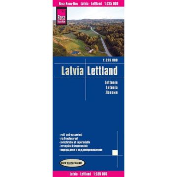 Carte routière Lettonie 1:325 000 / Reise Know-How