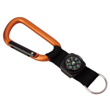 Schlüsselanhänger Karabiner 8mm mit Kompassband