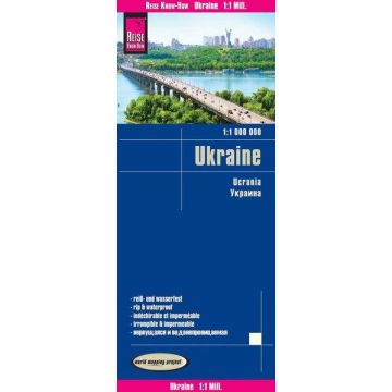 Carte routière Ukraine 1:1 Mio. / Reise Know-How