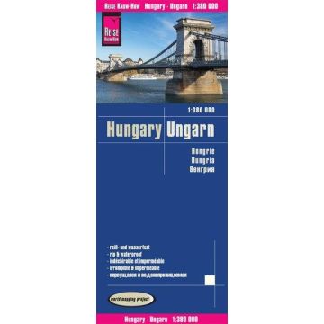 Strassenkarte Ungarn 1:380 000 / Reise Know-How