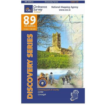 Topografische Karte OS Ireland 89 Cork 1:50 000