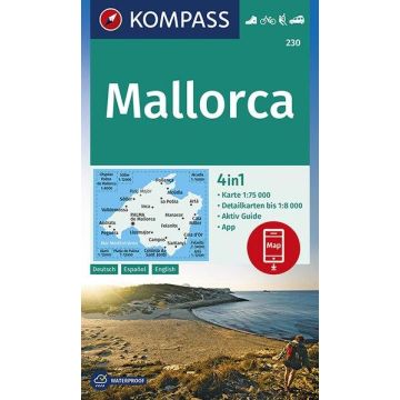 Wanderkarte Kompass 230 Mallorca 1:75 000 