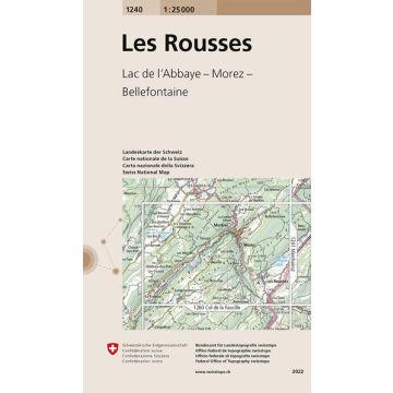 1240 Les Rousses 1:25 000 / Swisstopo