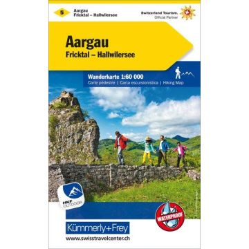 Carte pédestre 5 Aargau 1:60 000 / Kümmerly & Frey