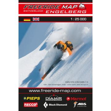 Freeridekarte Freeride Map Engelberg
