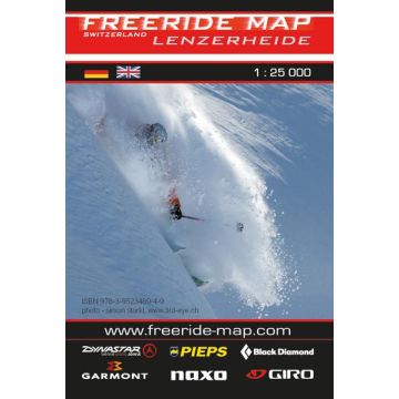 Freeridekarte Freeride Map Lenzerheide