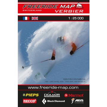 Freeridekarte Freeride Map Verbier