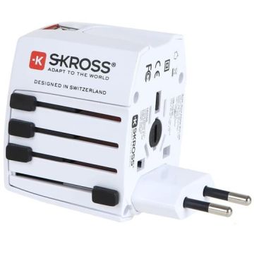 SKROSS World Adapter MUV USB (2-polig)