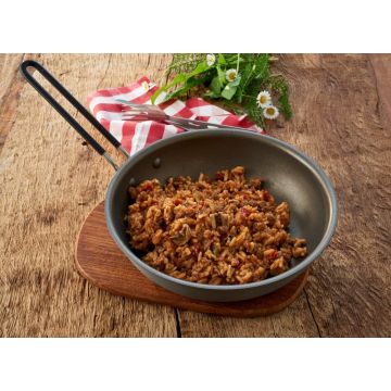 Fertiggerichte Rindfleisch Stroganoff mit Reis