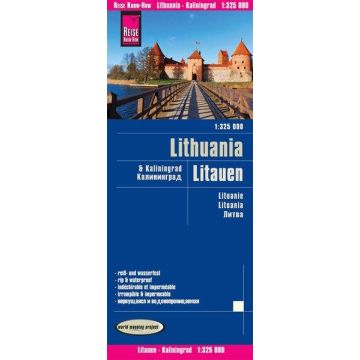 Carte routière Lituanie 1: 325 000 / Reise Know-How