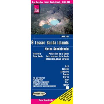 Strassenkarte Kleine Sunda Inseln 1:800 000 / Reise Know-How