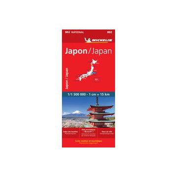 Strassenkarte Michelin 802 Japon 1:1 500 000