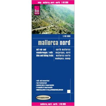 Carte de randonnée  Majorque Nord 1:40 000 / Reise Know-How