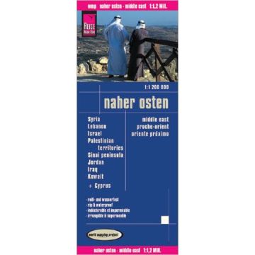 Strassenkarte Naher Osten 1:1 200 000 / Reise Know-How