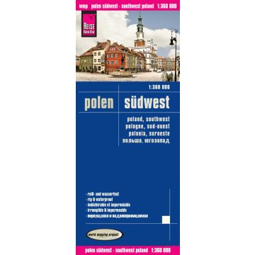 Carte routière Pologne Sud-Ouest 1:360 000 / Reise Know-How