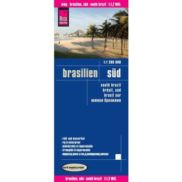 Strassenkarte Brasilien Süd 1:1 200 000 / Reise Know-How