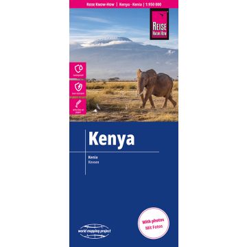 Carte routière Kenya 1:950 000 / Reise Know-How