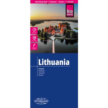 Carte routière Lituanie 1: 325 000 / Reise Know-How