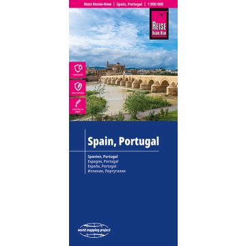 Strassenkarte Spanien Portugal 1: 900 000 / Reise Know-How