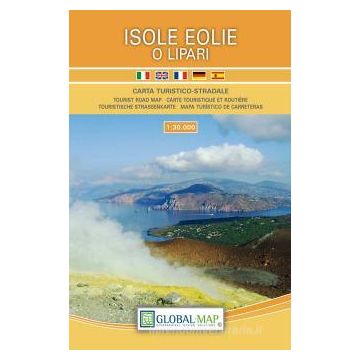 Carte de randonnée Isole Eolie o Lipari 1:30 000 / LAC