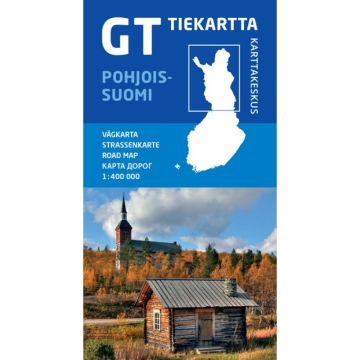 Carte routière Pohjois-Suomi 1:400 000 (Finlande Nord)