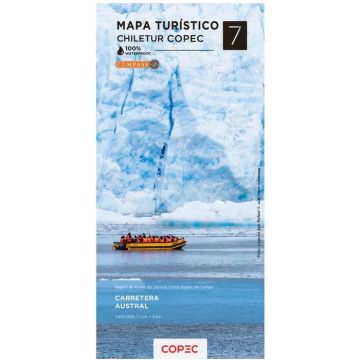 Carte routière 7 Chile Carretera Austral 1:400 000 / Compass