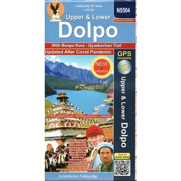 Trekking Map Upper & Lower Dolpo 1:125 000 / Nepa Maps