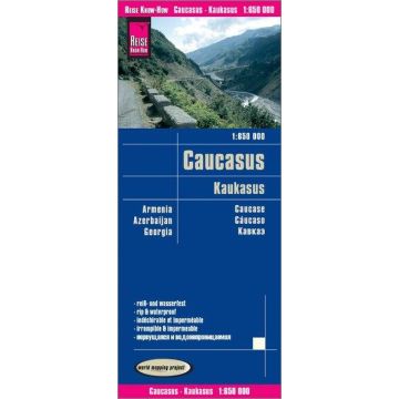 Carte routière Caucase 1:650 000 / Reise Know-How