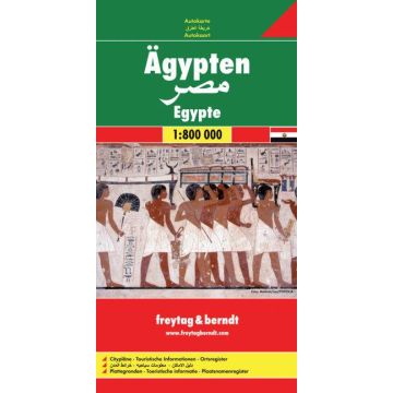 Strassenkarte Ägypten 1:800 000 / Freytag & Berndt