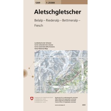 1269 Aletschgletscher 1:25 000 / Swisstopo