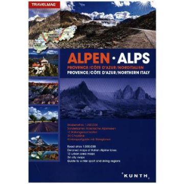 Alpen Strassenatlas 1:300 000 / Kunth