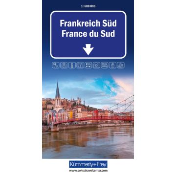 Carte routière France du Sud 1:600 000 / Kümmerly & Frey