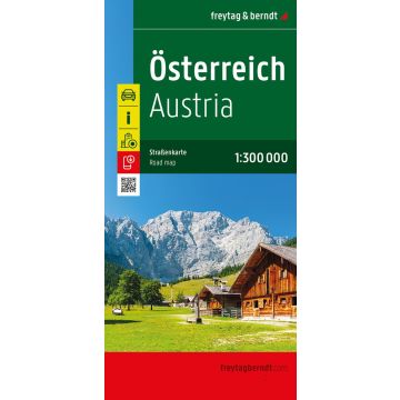 Carte routière Autriche 1:300 000 / Freytag & Berndt