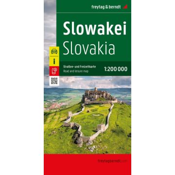 Carte routière Slovaquie 1:200 000 / Freytag & Berndt