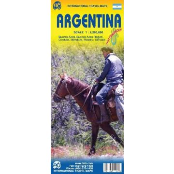 Carte routière Argentina 1:2 200 000 / ITMB