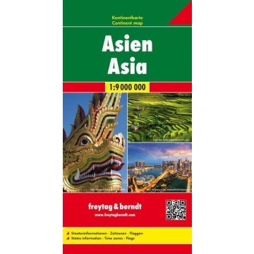Carte continentale Asie 1:9 Mio. / Freytag & Berndt