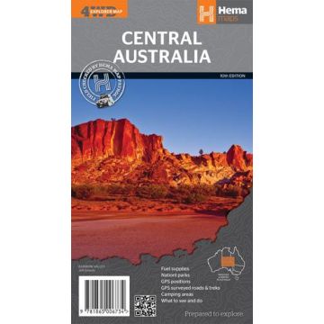 Strassenkarte Central Australia 1:2 Mio. / Hema