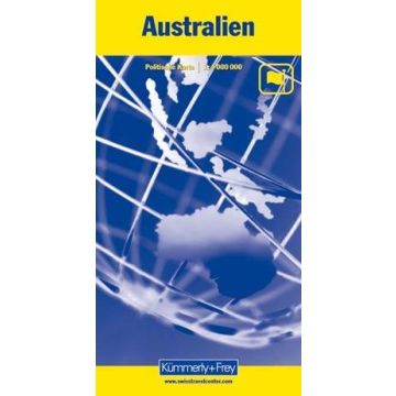 Australie Carte politique 1:4 Mio. / Kümmerly & Frey