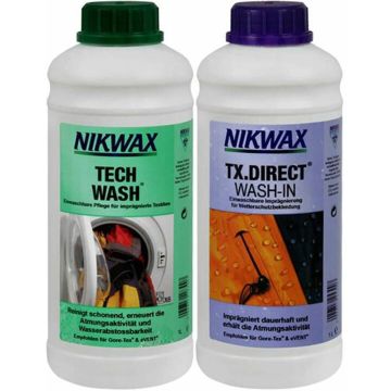 Impérmeabilisateur Nikwax TechWash&TXDirect 1litre
