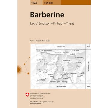 1324 Barberine 1:25 000 / Swisstopo