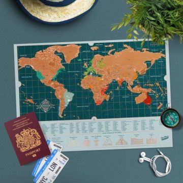 Scratch Map Backpack Edition