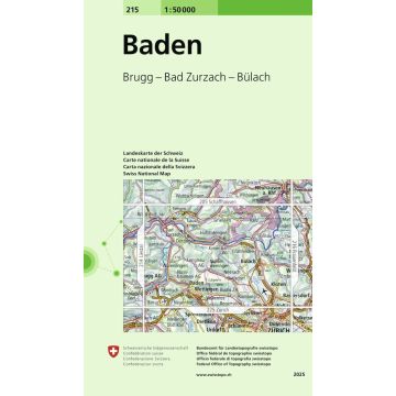 215 Baden 1:50 000 / Swisstopo