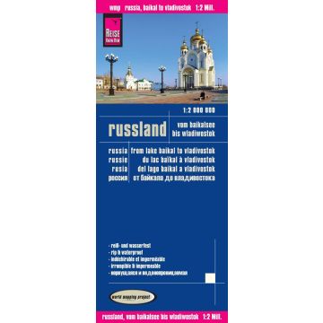 Carte routière Russie du lac Baïkal à Vladivostok 1:2 Mio. / Reise Know-How