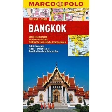 Stadtplan Bangkok 1:15 000 / Marco Polo City Map